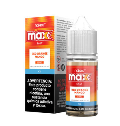 Líquido Naked Nicsalt MAX Red Orange Mango 30ml