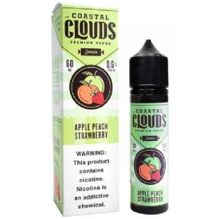 COASTAL CLOUDS  - APPLE PEACH STRAWBERRY 60 ML