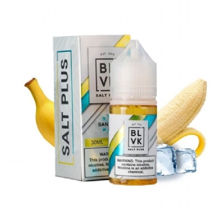 Líquido Blvk Plus - Nicsalt - Banana Ice - 30ml