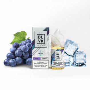 Líquido Blvk Plus - Nicsalt - Grape Ice - 30ml