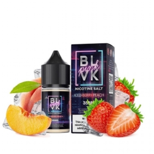 Líquido Blvk Nicsalt - Pink Berry Peach Ice - 30ml