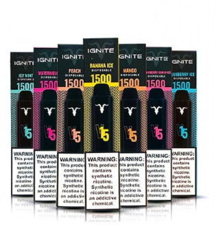 Ignite - V15 Pod Descartável (1500 Puffs) - 5% - 5,1ml - (Descartável)