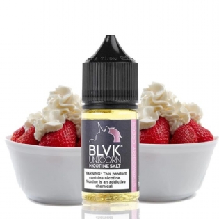 Líquido BLVK Nicsalt - Strawberry Cream - 30ml