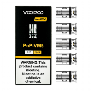 VooPoo - Resistência PnP - VM5 0.2ohm - 40-60W - (Unidade)