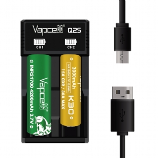 Vapcell - Carregador de Bateria - Q2 S - (Smart Charger)