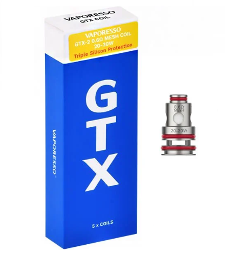 Vaporesso - Resistência GTX 0.6ohm Meshed 20-26W  (unidade)