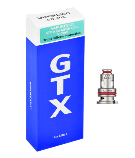 Vaporesso - Resistência GTX 0.8 ohm Meshed 12-16W  (unidade)