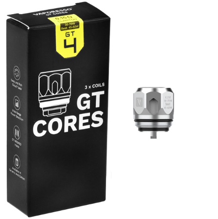 Vaporesso - Resistência NRG GT4 - 0.15ohm - 30-70W - (Unidade)