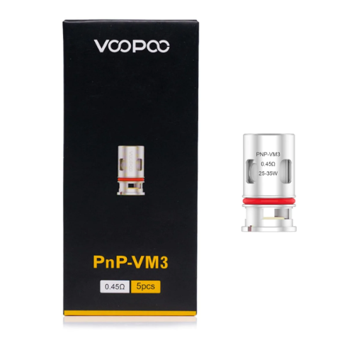 VooPoo - Resistência PnP - VM3 0.45ohm - 25-35W - (Unidade)