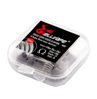 Hellvape - Coil N90 - Triple Core - Fused Clapton - 0.21ohm - (10 Unidades)