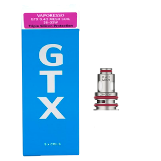 Vaporesso - Resistência GTX 0.4 ohm - Meshed 26-32W - (Unidade)