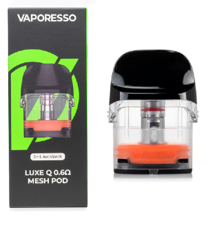 Vaporesso - Cartucho de Reposição - Luxe Q - 0.6 ohm - Mesh - (Unidade)