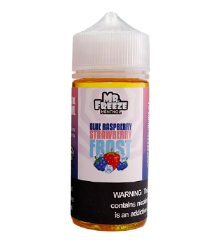 Líquido Mr Freeze - Blue Raspberry Strawberry Frost - 100ml