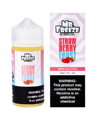 Líquido Mr Freeze - Strawberry Frost - 100ml