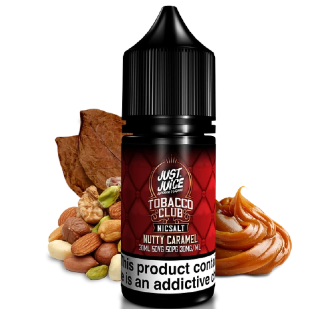 Líquido - Just Juice - Nicsalt - Tobacco - Nutty Caramel - 30ml