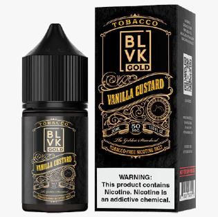 Líquido Blvk Gold - Nicsalt - Vanilla Custard - 30ml