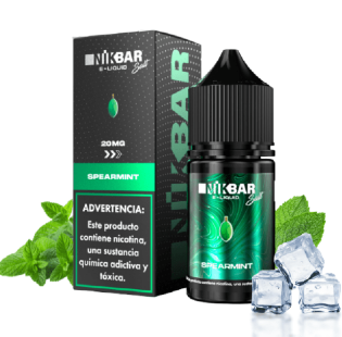 Líquido - Nikbar - Nicsalt - Spearmint - 30ml
