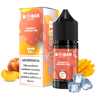 Líquido - Nikbar - Nicsalt - Peachy Mango Ice - 30ml
