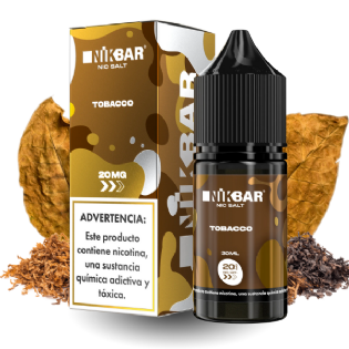 Líquido - Nikbar - Nicsalt - Tobacco - 30ml