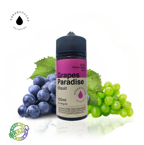 Líquido - Dream Collab  -  Grapes Paradise - 100ml