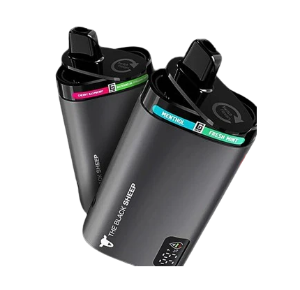 Black Sheep - 20000 Puffs - Dual Tank - Pod Descartável - 5% (50mg) - (Recarregável)