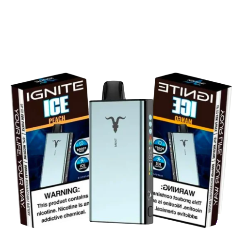 Ignite - V400 Ice - Pod Descartável - 5% (50mg) - (Recarregável)