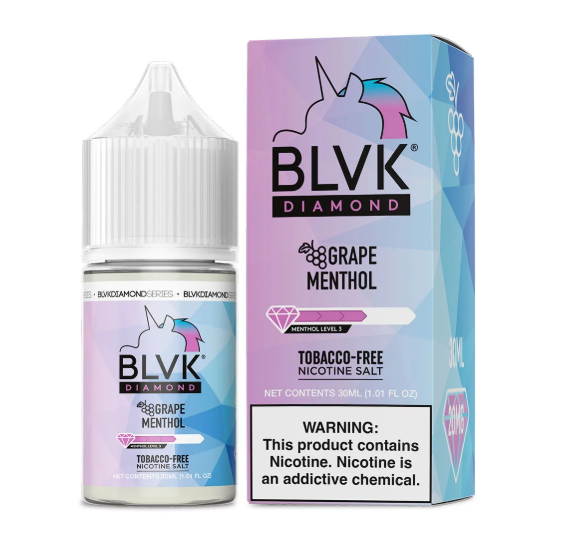 Líquido BLVK - Nicsalt - Diamond - Grape Menthol - 30ml