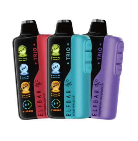 Elf Bar - Trio - 40000 Puffs - Pod Descartável - 5% - (50mg) - Recarregável