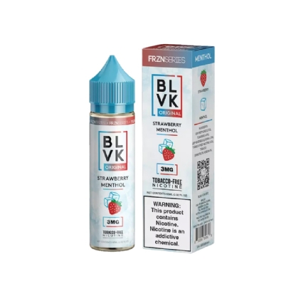 Líquido BLVK - Original - Strawberry Menthol - 60ml