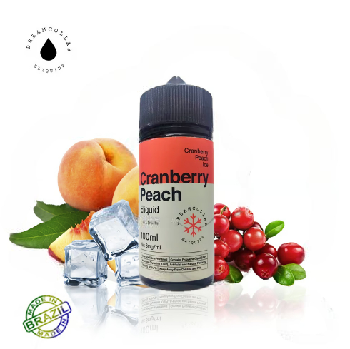 Líquido - Dream Collab  -  Cranberry Peach - 100ml