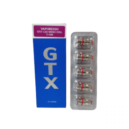Vaporesso - Resistência GTX 1.2ohm - Meshed -  7-11W - (Unidade)
