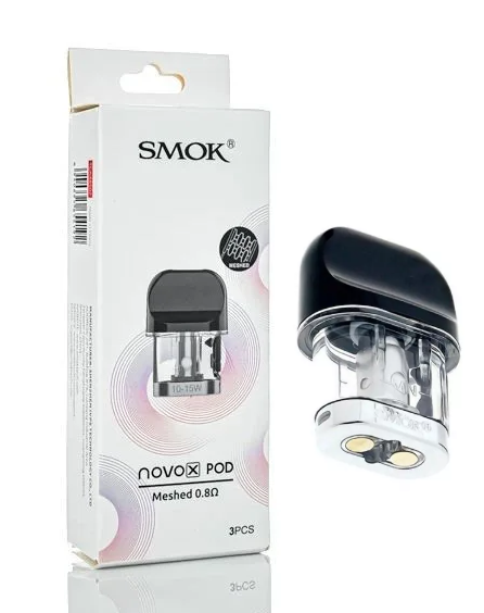 Smok - Cartucho de reposição - Novo X - DC 0.8ohm - (Unidade)