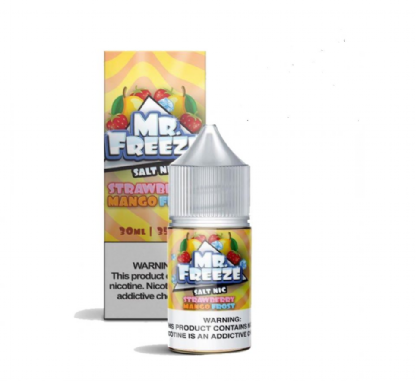 Líquido Mr. Freeze Nicsalt - Strawberry Mango Frost - 30ml