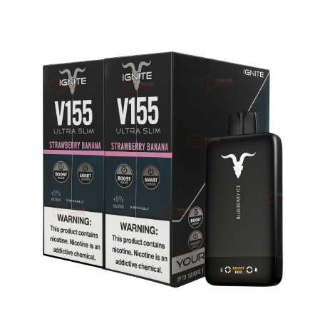 Ignite - V155 - Ultra Slim - Pod Descartável - 15500 Puffs - 5% - Recarregável