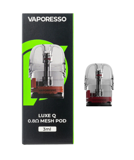 Vaporesso - Cartucho de Reposição - Luxe Q - 0.8 ohm Mesh (Unidade)