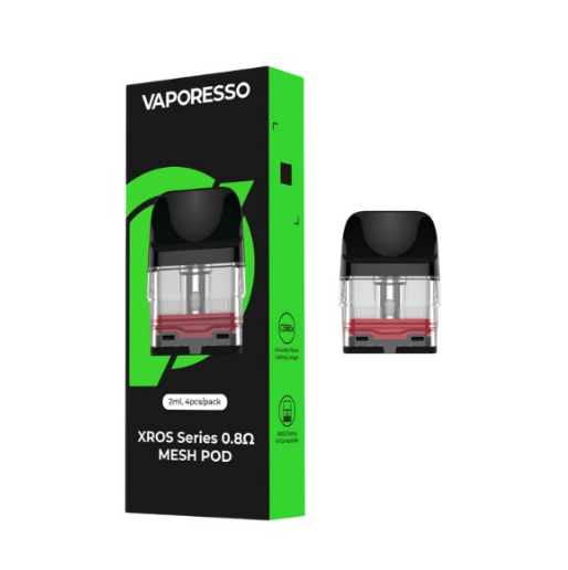 Vaporesso - Resistência - Pod XROS SÉRIES - 0.8ohm - (Mesh) - 3 ml (Unidade)