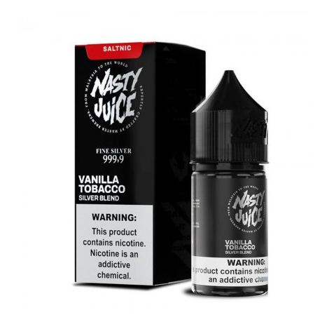 Líquido Nasty Nicsalt - Smooth - Vanilla Tobacco - (Silver Blend) - 30ml
