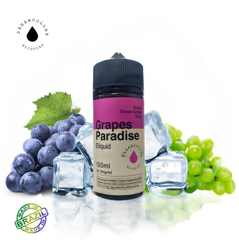 Líquido - Dream Collab  -  Grapes Paradise Ice - 100ml
