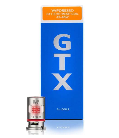 Vaporesso - Resistência GTX 0.2 ohm - Meshed 45-60W  (unidade)